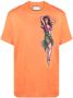 Philipp Plein T-shirt met grafische print Oranje - Thumbnail 1