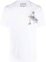 Philipp Plein T-shirt met grafische print Wit - Thumbnail 1