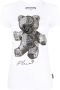Philipp Plein T-shirt met grafische print Wit - Thumbnail 1