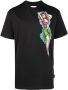 Philipp Plein T-shirt met grafische print Zwart - Thumbnail 1