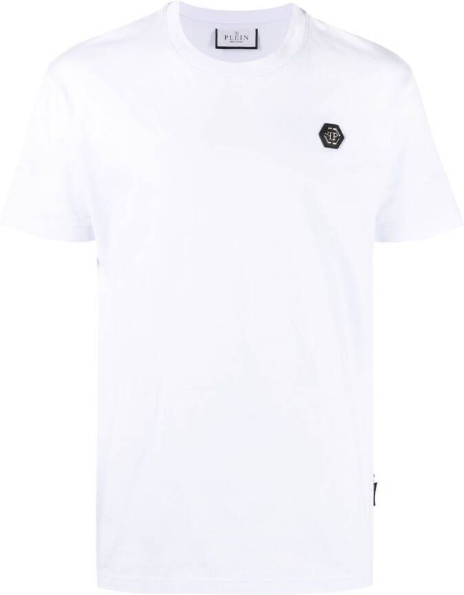 Philipp Plein T-shirt met logopatch Wit