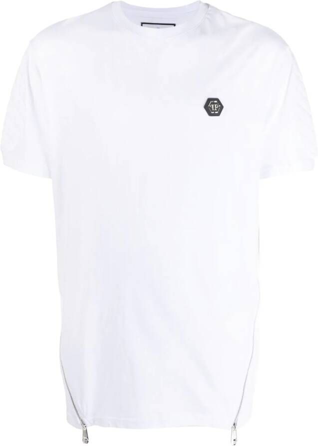 Philipp Plein T-shirt met logopatch Wit