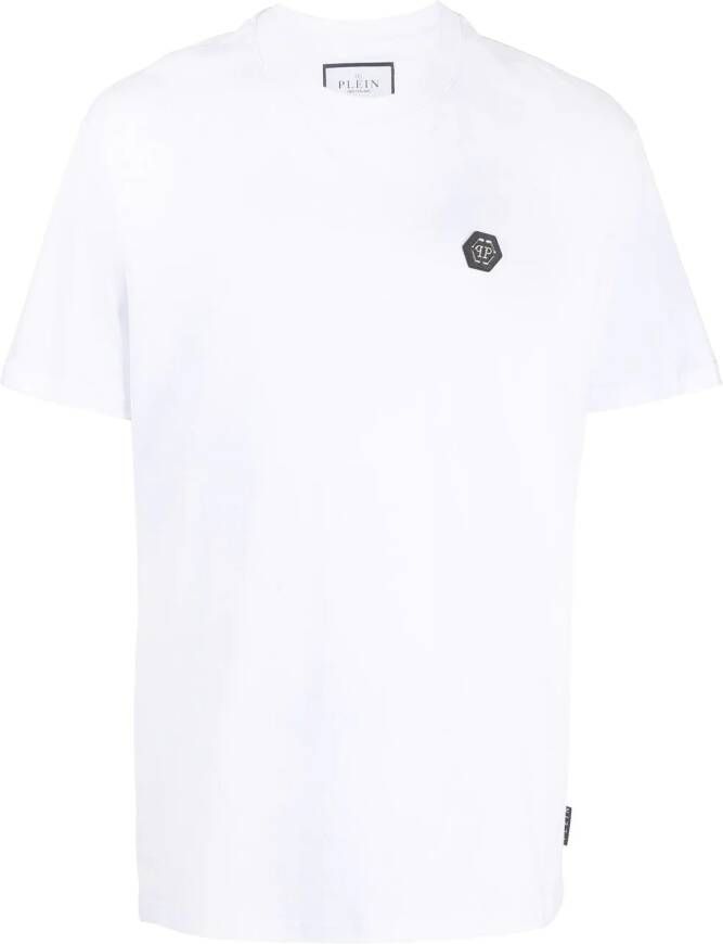 Philipp Plein T-shirt met logopatch Wit