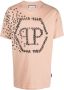Philipp Plein T-shirt met logoprint Beige - Thumbnail 1