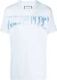 Philipp Plein T-shirt met logoprint Blauw - Thumbnail 1