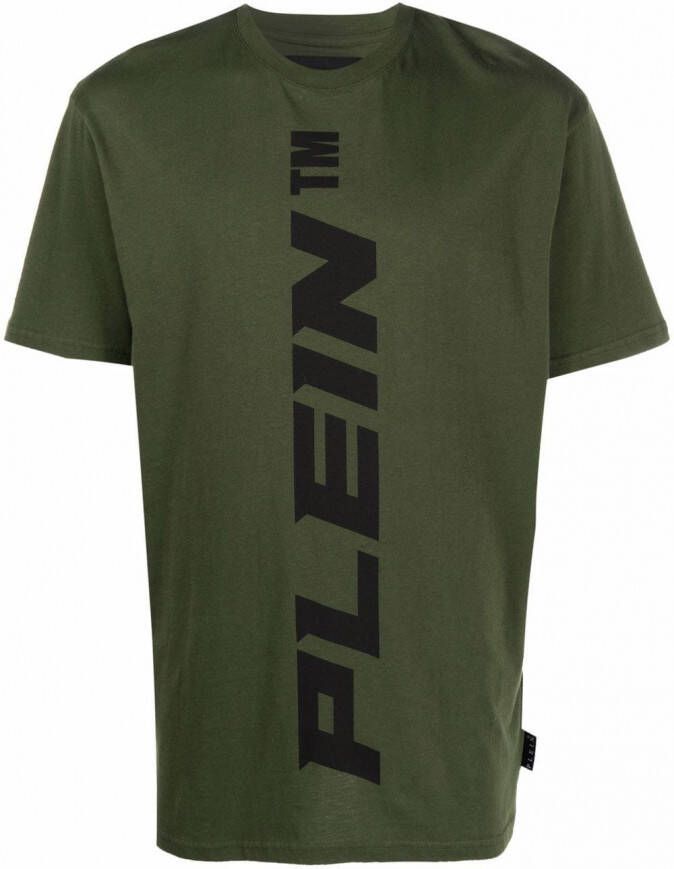 Philipp Plein T-shirt met logoprint Groen
