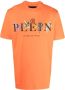 Philipp Plein T-shirt met logoprint Oranje - Thumbnail 1
