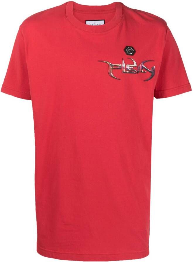 Philipp Plein T-shirt met logoprint Rood