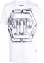 Philipp Plein T-shirt met logoprint Wit - Thumbnail 1