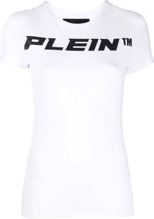 Philipp Plein T-shirt met logoprint Wit