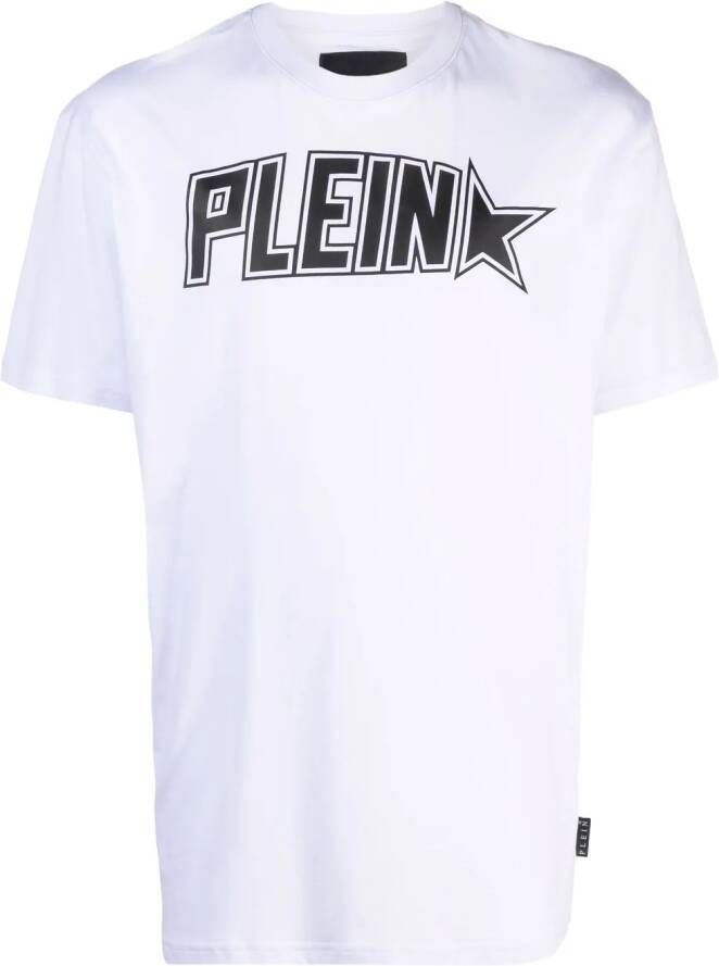 Philipp Plein T-shirt met logoprint Wit