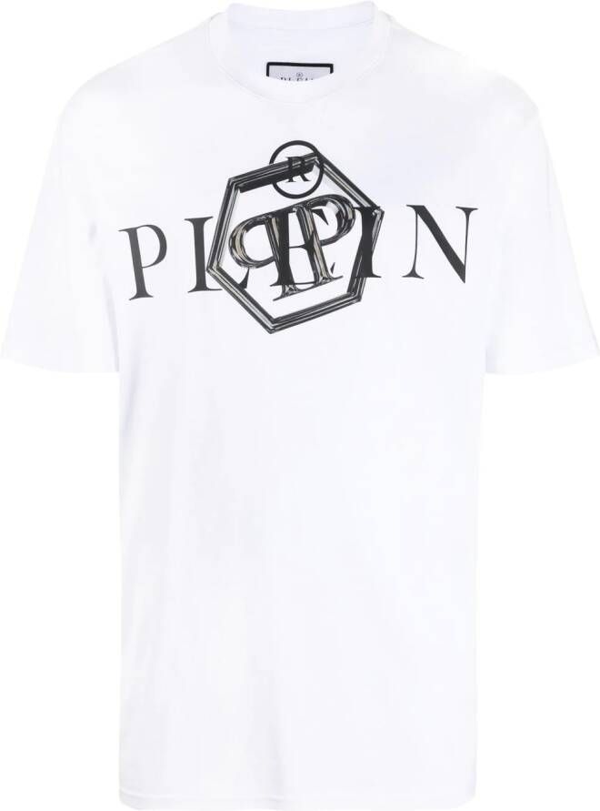 Philipp Plein T-shirt met logoprint Wit - Foto 1