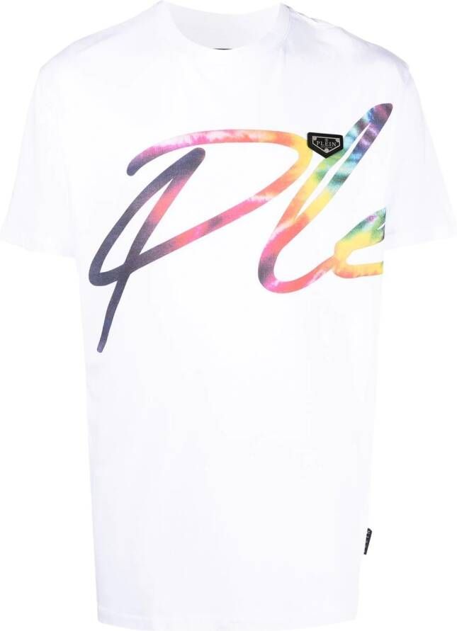 Philipp Plein T-shirt met logoprint Wit