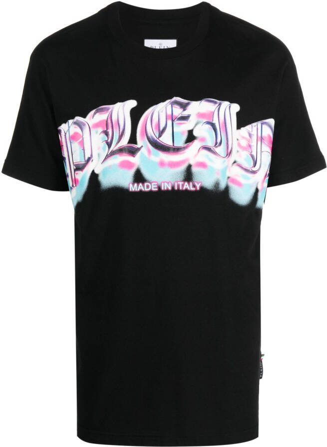 Philipp Plein T-shirt met logoprint Zwart