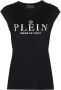 Philipp Plein T-shirt met logoprint Zwart - Thumbnail 1