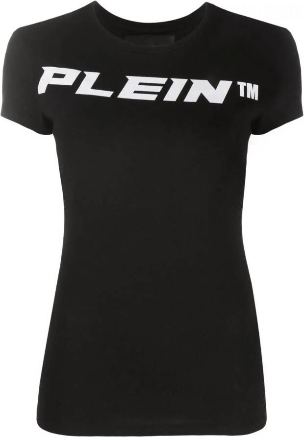 Philipp Plein T-shirt met logoprint Zwart