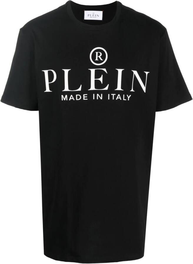 Philipp Plein T-shirt met logoprint Zwart