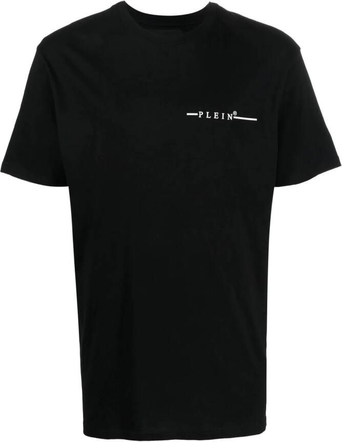 Philipp Plein T-shirt met logoprint Zwart