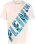 Philipp Plein T-shirt met ronde hals en print Beige - Thumbnail 1