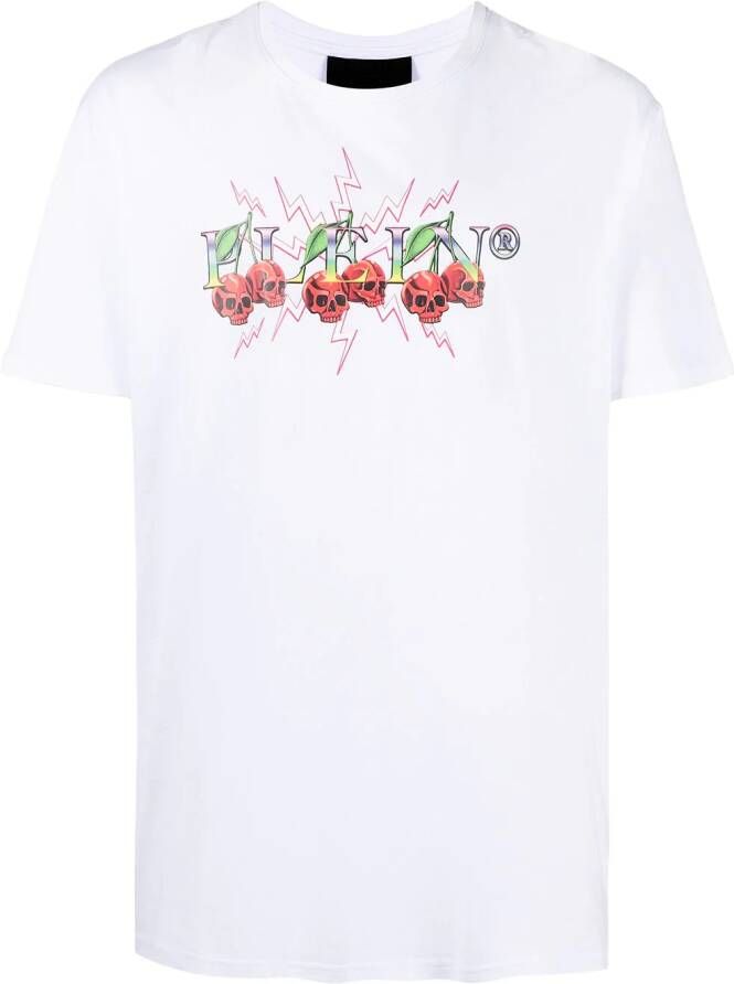 Philipp Plein T-shirt met print Wit