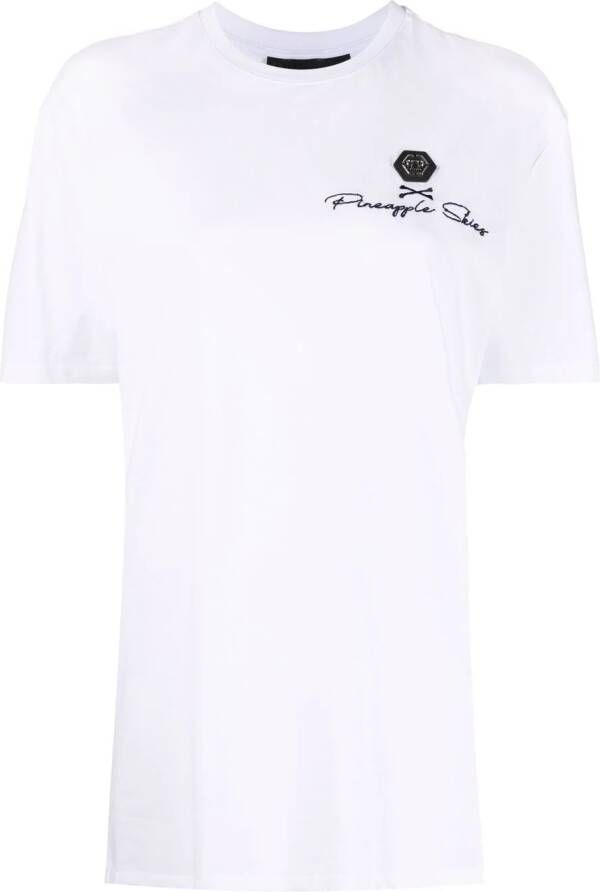 Philipp Plein T-shirt met print Wit