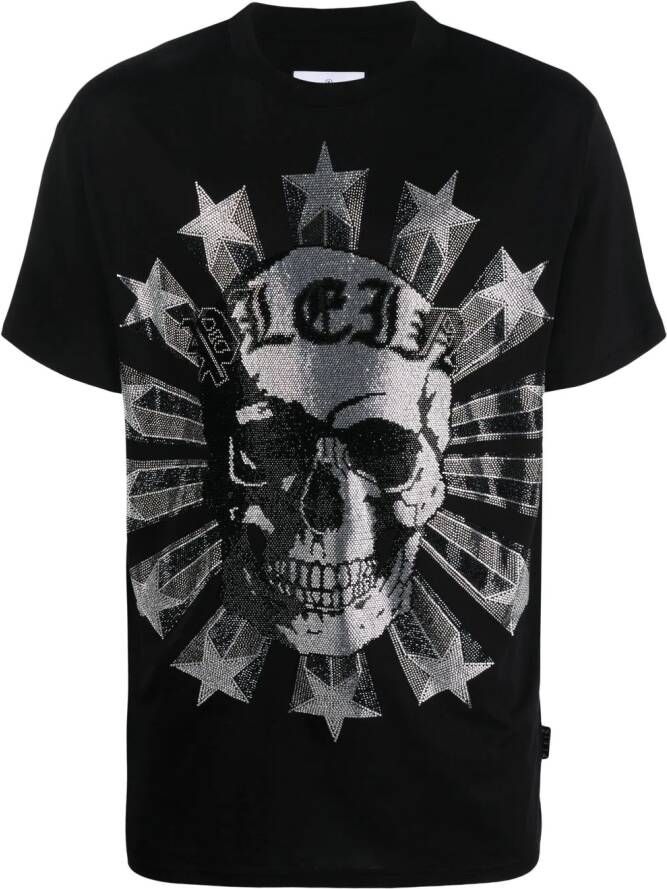 Philipp Plein T-shirt met ronde hals Zwart - Foto 1