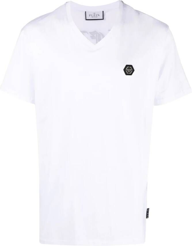 Philipp Plein T-shirt met ronde hals Wit