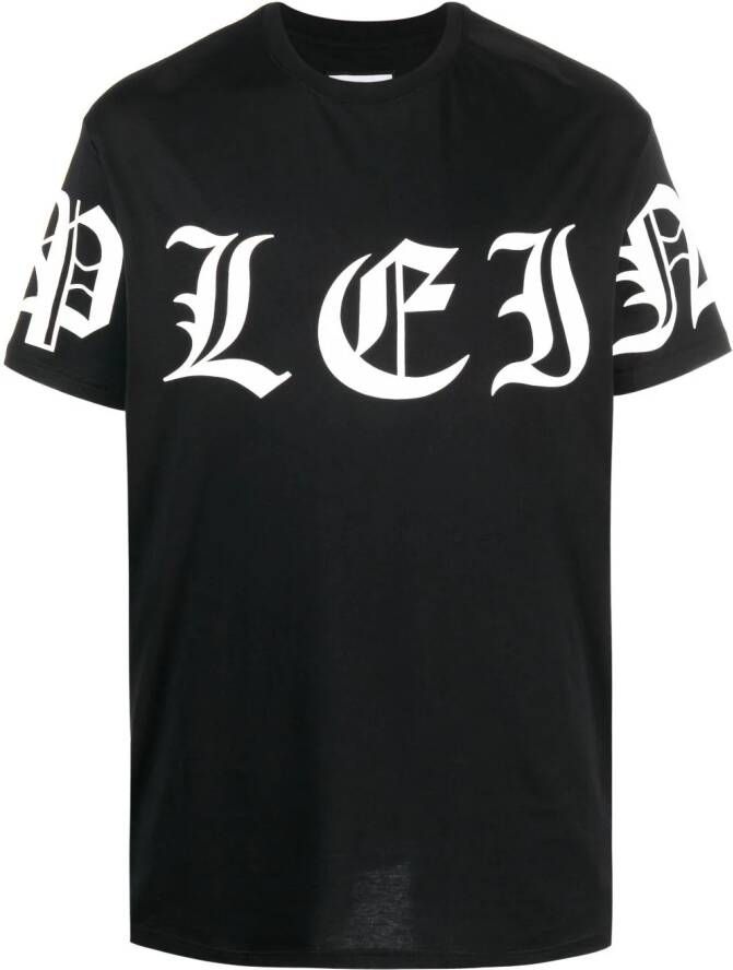 Philipp Plein T-shirt met ronde hals Zwart