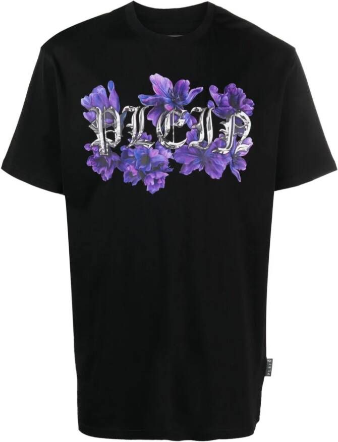 Philipp Plein T-shirt met ronde hals Zwart