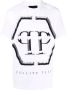Philipp Plein T-shirt met verfraaid logo Wit - Thumbnail 1