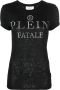 Philipp Plein T-shirt met verfraaid logo Zwart - Thumbnail 1