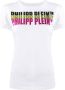 Philipp Plein T-shirt met verfraaide mouwen Wit - Thumbnail 1