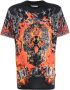 Philipp Plein T-shirt met vlammenprint Zwart - Thumbnail 1