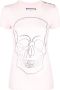 Philipp Plein T-shirt verfraaid met kristallen Roze - Thumbnail 1