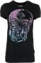 Philipp Plein T-shirt verfraaid met kristallen Zwart - Thumbnail 1