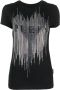 Philipp Plein T-shirt verfraaid met kristallen Zwart - Thumbnail 1