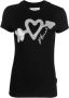 Philipp Plein T-shirt verfraaid met kristallen Zwart - Thumbnail 1