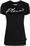 Philipp Plein T-shirt verfraaid met logo Zwart - Thumbnail 1