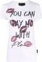 Philipp Plein T-shirt verfraaid met stras Wit - Thumbnail 1