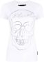 Philipp Plein T-shirt verfraaid met stras Wit - Thumbnail 1