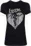 Philipp Plein T-shirt verfraaid met stras Zwart - Thumbnail 1