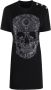 Philipp Plein T-shirtjurk met barokprint Zwart - Thumbnail 1
