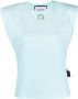 Philipp Plein Tanktop met schouder Blauw - Thumbnail 1