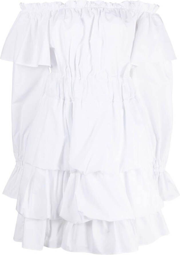 Philipp Plein Gelaagde mini-jurk Wit