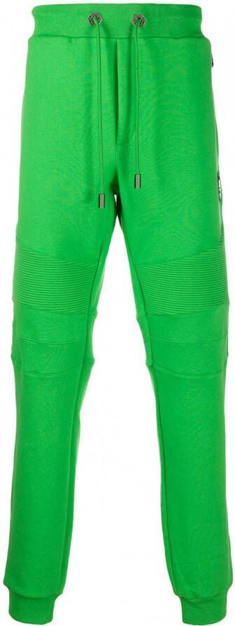 Philipp Plein Trainingsbroek met gewatteerd detail Groen