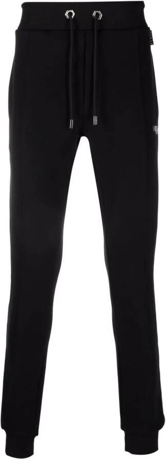 Philipp Plein Trainingsbroek met logopatch Zwart