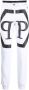 Philipp Plein Trainingsbroek met logoprint Wit - Thumbnail 1