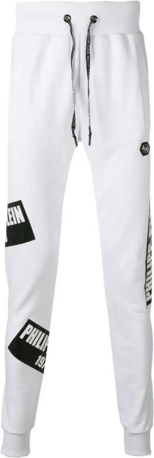 Philipp Plein Trainingsbroek met print Wit