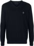 Philipp Plein Trui met logopatch Blauw - Thumbnail 1