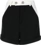 Philipp Plein Tweekleurige shorts Zwart - Thumbnail 1